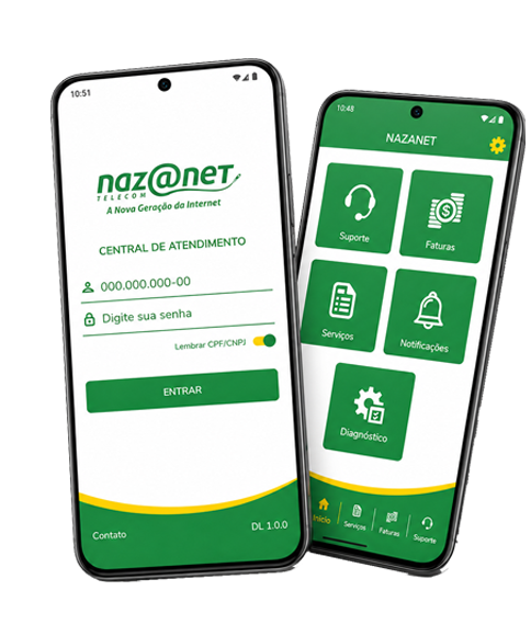 Aplicativo Nazanet